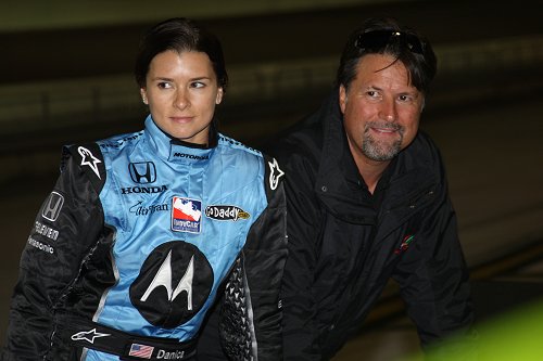 Danica Patrick en Michael Andretti